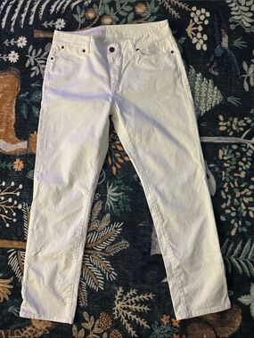 Women’s Straight Leg Jeans — White